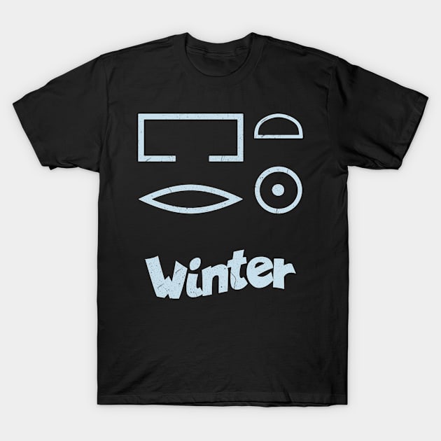 Pert - Winter Season in Ancient Egyptian Hieroglyphs T-Shirt by PharaohCloset